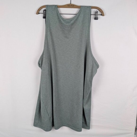 Nike Dri-FIT Women’s Tank – XXL Tall Heather Green Sleeveless Workout Top - Picture 4 of 5